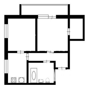 2-к квартира, вторичка, 34м2, 7/9 этаж