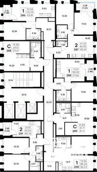 2-к квартира, вторичка, 45м2, 6/20 этаж