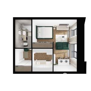 1-к квартира, вторичка, 31м2, 7/10 этаж