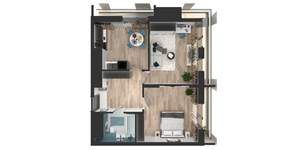 2-к квартира, вторичка, 59м2, 24/25 этаж