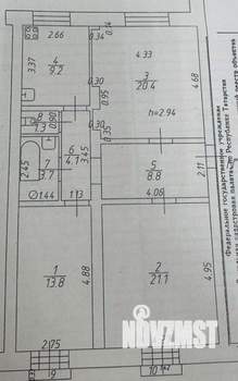 3-к квартира, вторичка, 82м2, 2/3 этаж