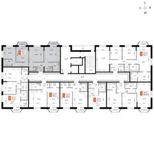 3-к квартира, вторичка, 79м2, 7/14 этаж