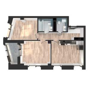 2-к квартира, вторичка, 55м2, 4/23 этаж