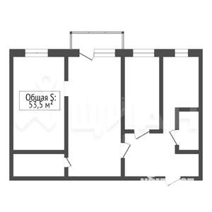 3-к квартира, вторичка, 54м2, 4/9 этаж