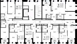 3-к квартира, вторичка, 69м2, 2/20 этаж