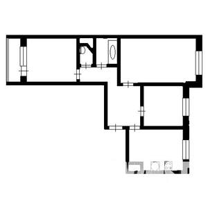3-к квартира, вторичка, 66м2, 2/9 этаж