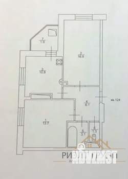 2-к квартира, вторичка, 52м2, 10/18 этаж