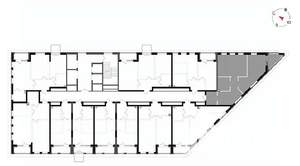 2-к квартира, вторичка, 66м2, 3/23 этаж