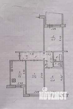 3-к квартира, вторичка, 66м2, 4/10 этаж