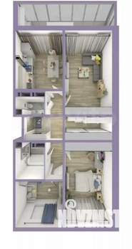 3-к квартира, вторичка, 77м2, 4/19 этаж