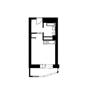 1-к квартира, вторичка, 35м2, 2/9 этаж