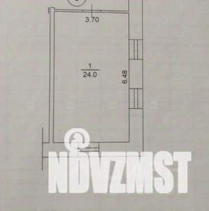 Студия квартира, вторичка, 30м2, 1/2 этаж