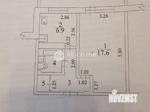 1-к квартира, вторичка, 35м2, 9/9 этаж