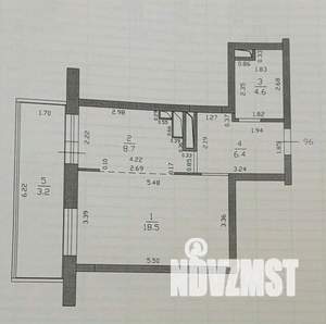 1-к квартира, вторичка, 38м2, 12/19 этаж