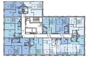 2-к квартира, вторичка, 47м2, 12/19 этаж