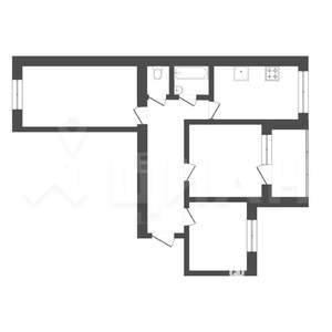 3-к квартира, вторичка, 62м2, 5/9 этаж