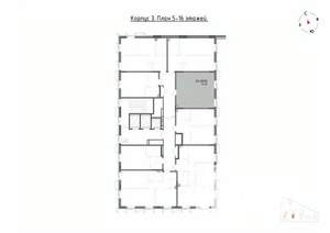 1-к квартира, вторичка, 41м2, 12/22 этаж