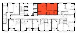 2-к квартира, вторичка, 62м2, 3/26 этаж