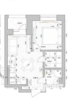 1-к квартира, вторичка, 37м2, 10/24 этаж