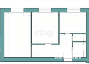 2-к квартира, вторичка, 50м2, 7/9 этаж