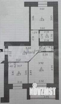 2-к квартира, вторичка, 63м2, 12/16 этаж