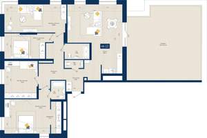 4-к квартира, вторичка, 169м2, 17/20 этаж