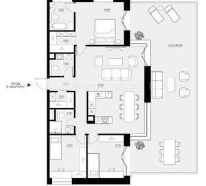 3-к квартира, вторичка, 140м2, 2/5 этаж