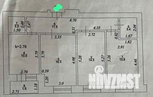 3-к квартира, вторичка, 75м2, 1/9 этаж