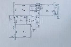 3-к квартира, вторичка, 65м2, 6/9 этаж