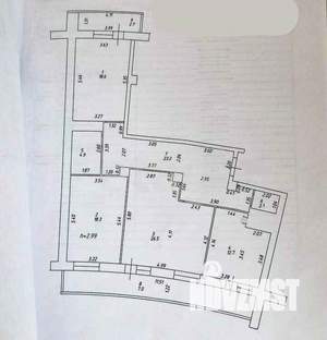 3-к квартира, вторичка, 106м2, 16/22 этаж
