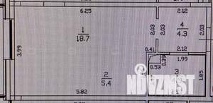 Студия квартира, сданный дом, 33м2, 1/5 этаж