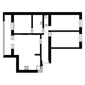 4-к квартира, вторичка, 77м2, 1/10 этаж