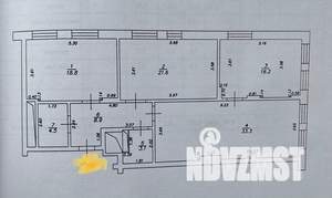 3-к квартира, вторичка, 108м2, 2/7 этаж