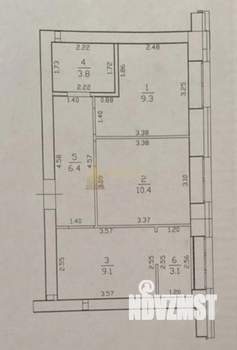 2-к квартира, вторичка, 42м2, 2/10 этаж