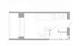 Студия квартира, вторичка, 13м2, 5/5 этаж
