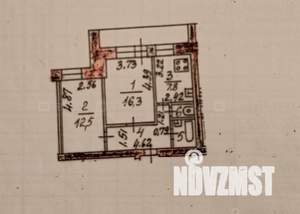 2-к квартира, вторичка, 53м2, 2/10 этаж