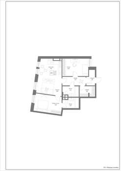 3-к квартира, строящийся дом, 78м2, 1/4 этаж
