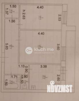 2-к квартира, вторичка, 53м2, 3/10 этаж