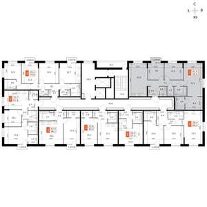 4-к квартира, вторичка, 97м2, 4/14 этаж