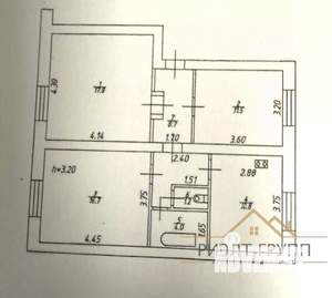 3-к квартира, вторичка, 71м2, 1/5 этаж