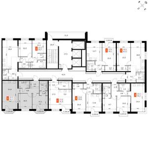2-к квартира, вторичка, 61м2, 3/20 этаж