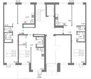 1-к квартира, вторичка, 42м2, 1/10 этаж