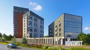 2-к квартира, строящийся дом, 61м2, 2/17 этаж