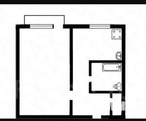 1-к квартира, вторичка, 33м2, 4/9 этаж