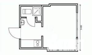 Студия квартира, вторичка, 17м2, 7/9 этаж