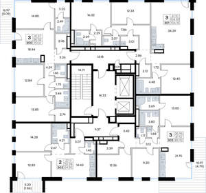 3-к квартира, вторичка, 106м2, 3/8 этаж