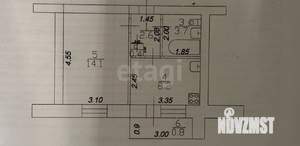 1-к квартира, вторичка, 29м2, 7/9 этаж