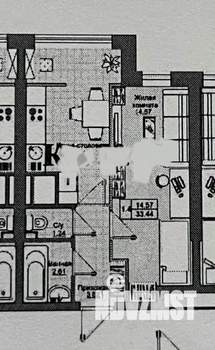 1-к квартира, вторичка, 33м2, 5/24 этаж