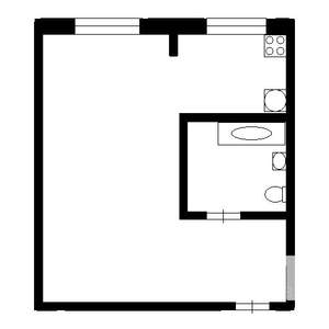 1-к квартира, вторичка, 22м2, 4/5 этаж