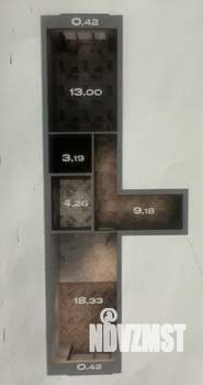 1-к квартира, вторичка, 49м2, 4/6 этаж